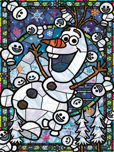 DIY Olaf Cartoon Mosaic 5D Diamond Art Painting 30x40cm - Creative Serenity