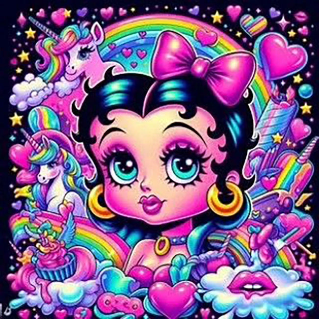 DIY Betty Boop Diamond Art Painting - Creative Serenity