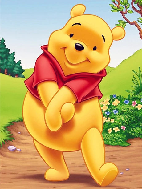 DIY Winnie The Pooh Painting By Numbers Oil Art - Creative Serenity