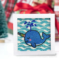DIY Kids Whale Diamond Art Painting 15x15cm - Creative Serenity
