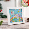 DIY Kids Unicorn Diamond Art Painting 15x15cm - Creative Serenity