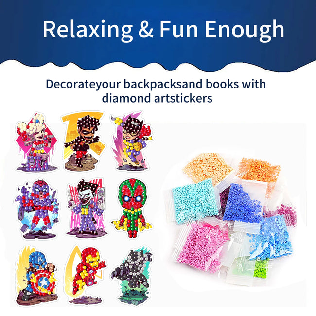 DIY Kids Pirates Diamond Art Stickers - Creative Serenity