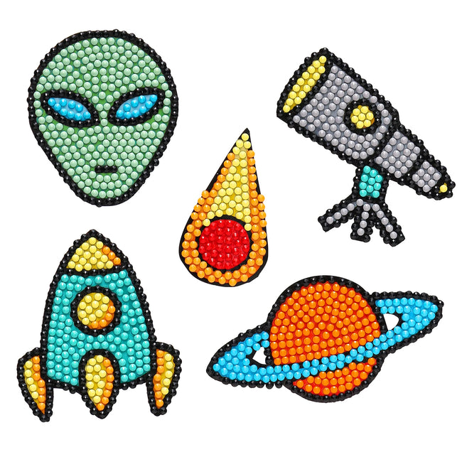 DIY Kids Space Diamond Art Stickers - Creative Serenity