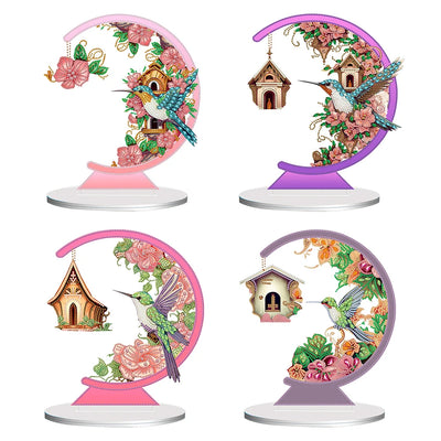 DIY Moon Diamond Art Painting Ornament - Creative Serenity