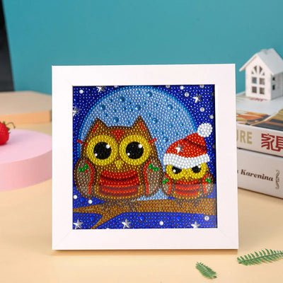DIY Kids Owl Diamond Art Painting 15x15cm - Creative Serenity