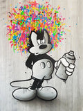 DIY Mickey Mouse Banksy Diamond Art Painting 30x40cm - Creative Serenity