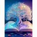 DIY Book Tree 5D Diamond Art Painting 30x40cm - Creative Serenity