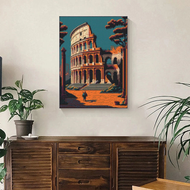 DIY Colosseum Pixel 5D Diamond Art Painting - Creative Serenity