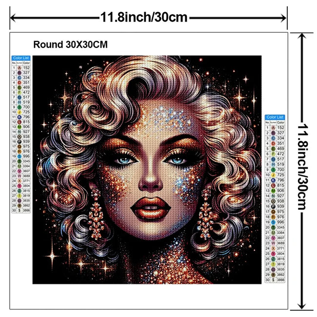 DIY Marilyn Monroe Diamond Art Painting - Creative Serenity