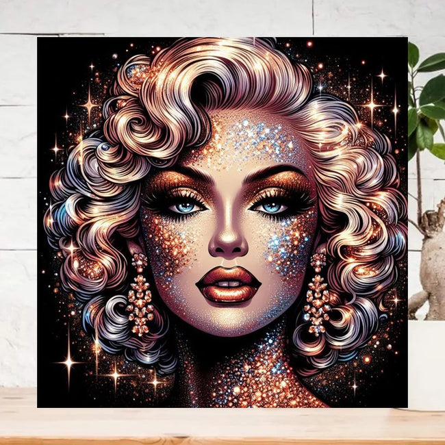 DIY Marilyn Monroe Diamond Art Painting - Creative Serenity