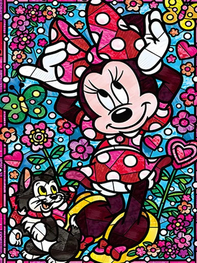 DIY Minnie Mouse Cartoon Mosaic 5D Diamond Art Painting 30x40cm - Creative Serenity