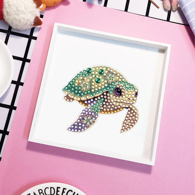 DIY Kids Turtles Diamond Art Refrigerator Magnets - Creative Serenity