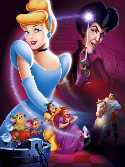 5D Cinderella DIY Diamond Painting 30x40cm - Creative Serenity