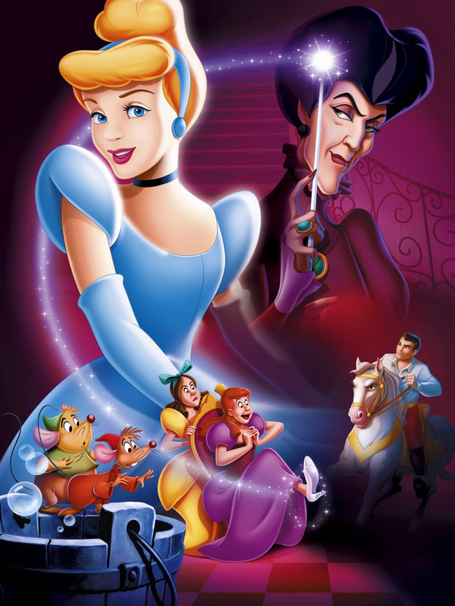 5D Cinderella DIY Diamond Painting 30x40cm - Creative Serenity