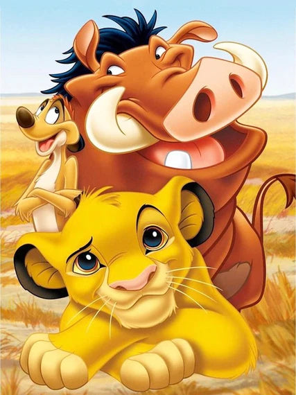 DIY The Lion King Painting By Numbers Oil Art - Creative Serenity