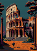 DIY Colosseum Pixel 5D Diamond Art Painting - Creative Serenity