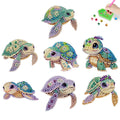 DIY Kids Turtles Diamond Art Refrigerator Magnets - Creative Serenity