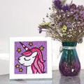 DIY Kids Unicorn Diamond Art Painting 15x15cm - Creative Serenity