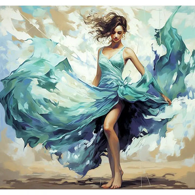 DIY Pretty Woman Paint By Number Woman Art - Creative Serenity