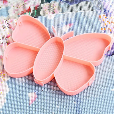 Butterfly Grid Drill Diamond Art Tray - Creative Serenity