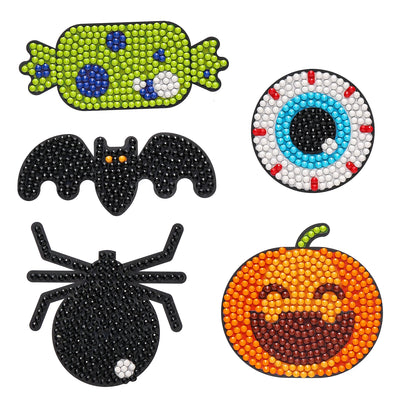 DIY Kids Halloween Diamond Art Stickers - Creative Serenity