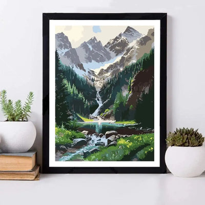 DIY Mountain 5D Diamond Painting - Creative Serenity