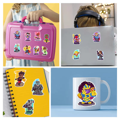 DIY Kids Superhero Diamond Art Stickers - Creative Serenity