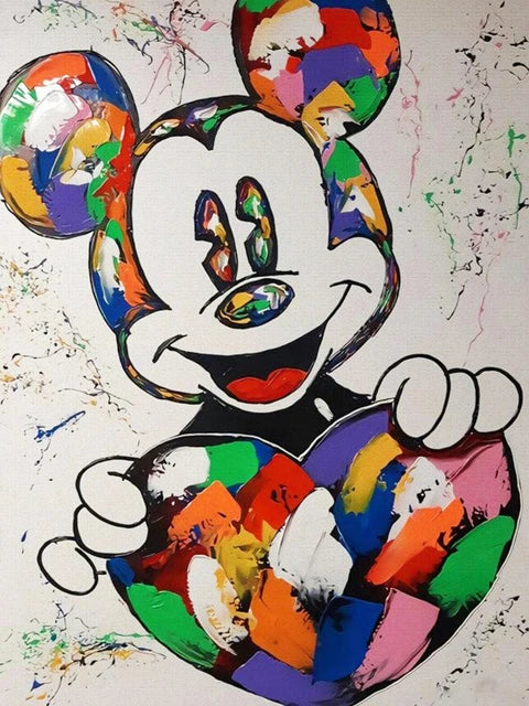 DIY Mickey Mouse Diamond Art Painting 30x40cm - Creative Serenity
