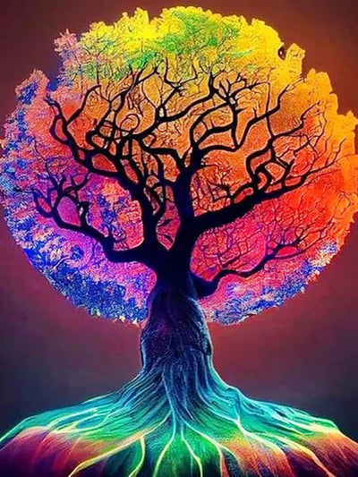 DIY Tree 5D Diamond Art Painting 30x40cm - Creative Serenity