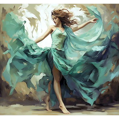 DIY Pretty Woman Paint By Number Woman Art - Creative Serenity