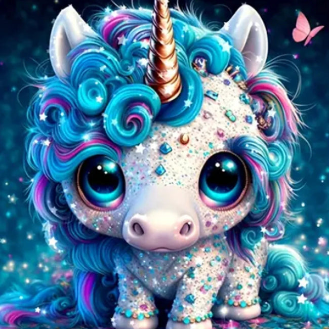 DIY Unicorn Diamond Art Painting Kit 20x20cm - Creative Serenity