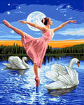 DIY Ballerina 5D Diamond Art Painting 30x40cm - Creative Serenity