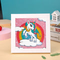 DIY Kids Unicorn Diamond Art Painting 15x15cm - Creative Serenity