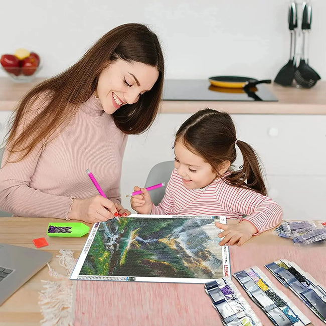 DIY Mountain 5D Diamond Painting - Creative Serenity