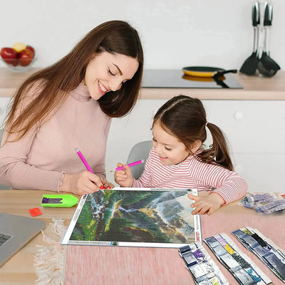 DIY Moon 5D Diamond Painting - Creative Serenity