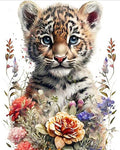Large Baby Tiger DIY Animal Diamond Art Painting - Creative Serenity