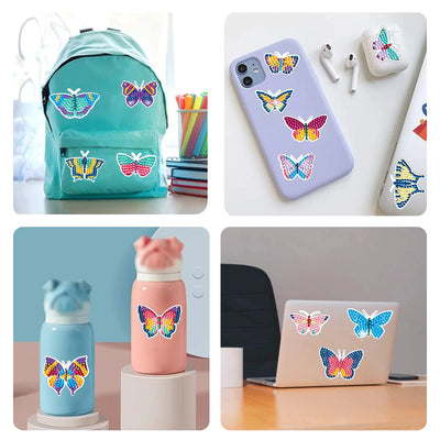 DIY Kids Butterflies Diamond Art Stickers - Creative Serenity