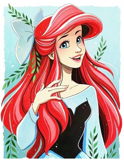 DIY Ariel Oil Painting By Numbers Princess - Creative Serenity