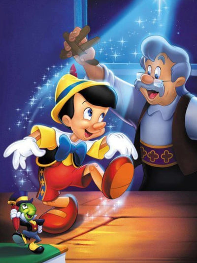5D Pinocchio DIY Diamond Painting 30x40cm - Creative Serenity