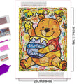 DIY Winnie The Pooh Cartoon Mosaic 5D Diamond Art Painting 30x40cm - Creative Serenity
