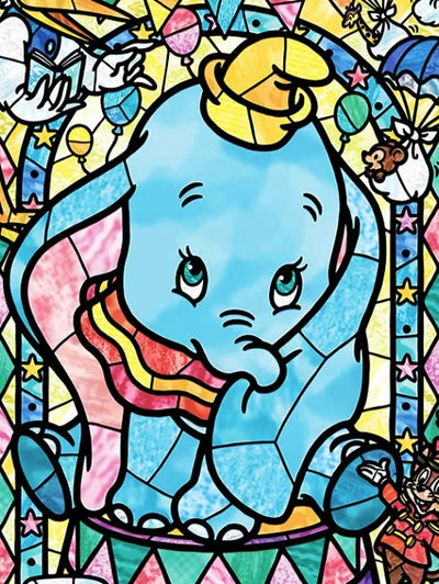 DIY Dumbo Cartoon Mosaic 5D Diamond Art Painting 30x40cm - Creative Serenity