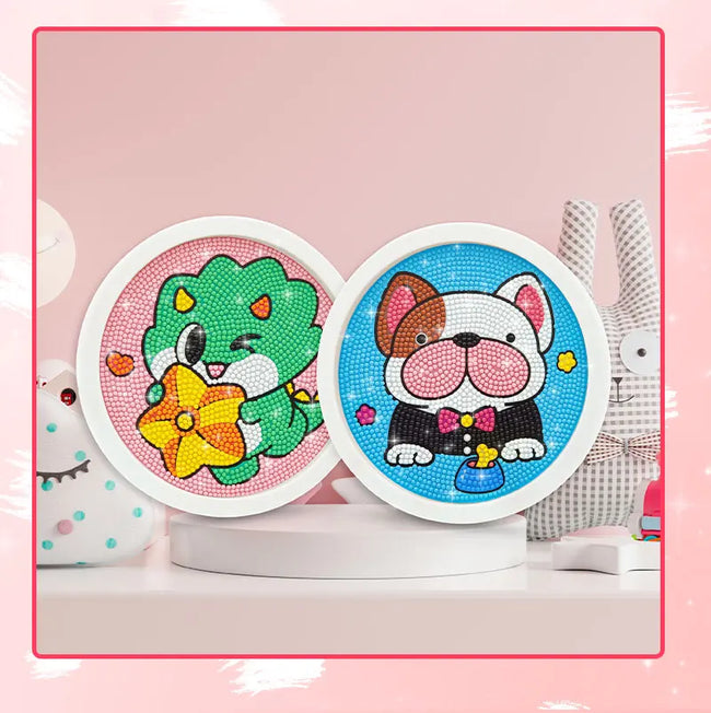 DIY Dinosaur Kids Diamond Art Painting 17x17cm - Creative Serenity