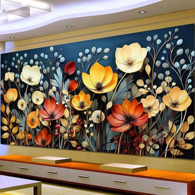 Large Flowers 5D DIY Diamond Art Painting - Creative Serenity