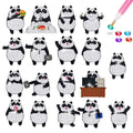 Kids Panda Bear DIY Diamond Art Animal Stickers - Creative Serenity