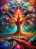 DIY Psychedelic Tree 5D Diamond Art Painting - Creative Serenity