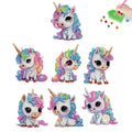 DIY Kids Unicorns Diamond Art Refrigerator Magnets - Creative Serenity
