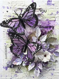 DIY Butterfly’s 5D Diamond Art Painting 30x40cm - Creative Serenity
