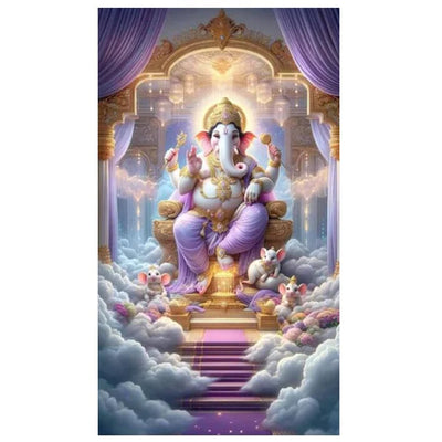 DIY Lord Ganesha Large Diamond Art Painting - Creative Serenity