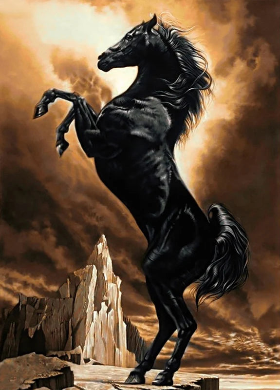 DIY Horse 5D Diamond Art Painting 30x40cm - Creative Serenity