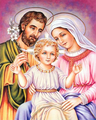 DIY Jesus Mary & Joseph Diamond Art Painting - Creative Serenity
